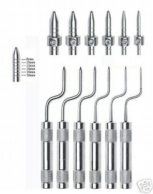 Bone Spreading Osteotomes offset W/ Adjustable Screw Dental Implant Instruments