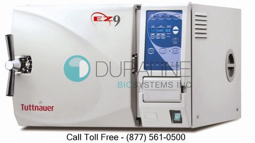 New tuttnauer ez9 fully automatic autoclave steam sterilizer w/ 2 year warranty for sale