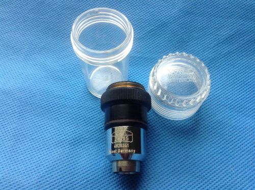 CARL ZEISS PLAN 2.5/0.08 160/ HEERBRUGG SWITZERLAND  MICROSCOPE OBJECTIVE4825341