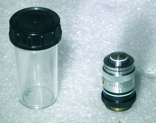 Olympus SI FL100x / 1.25F Flourite Microscope Objective