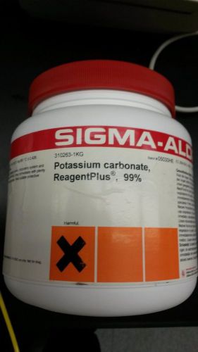 Potassium Carbonate, Reagent plus 99%, 1000g sigma aldrich