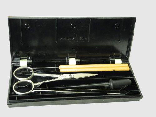 VINTAGE HAMILTON BELL CO. LAB DISSECTION KIT..PATTERSON, NJ...ORIGINAL CASE