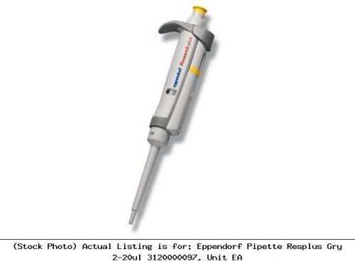 Eppendorf pipette resplus gry 2-20ul 3120000097, unit ea liquid handling unit for sale