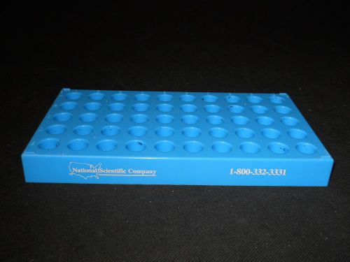 National scientific polypropylene 50 vial tray for 12mm diameter vials, c4012-25 for sale