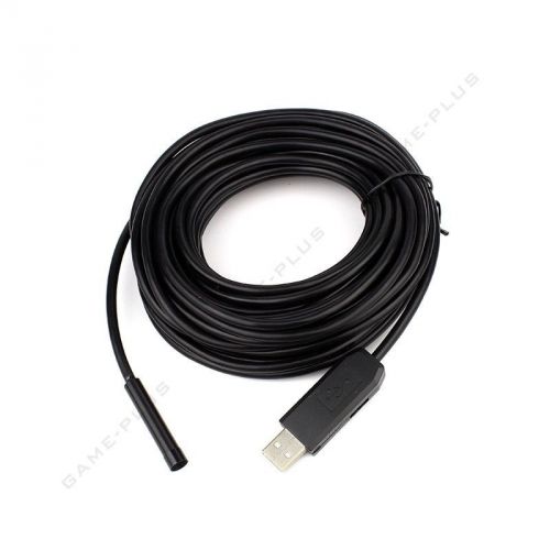 6 led usb 10m waterproof borescope endoscope inspection snake tube camera new for sale