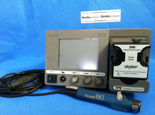 Stryker 5100-50 TPS Irrigation Console w/ 375-708-500 Formula 180Shaver