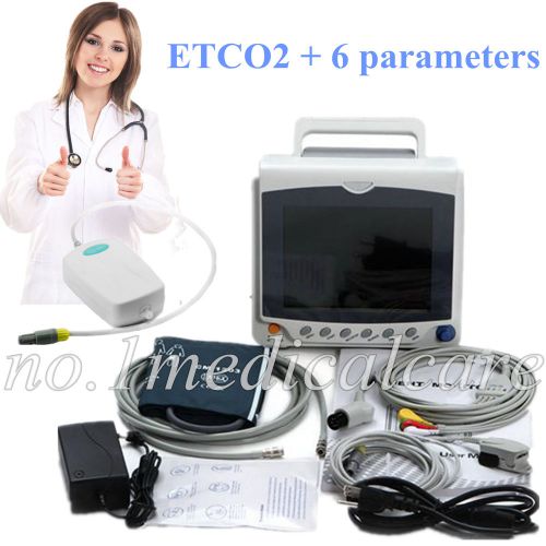 bid ETCO2 6 Parameters (ecg, nibp. spo2, pr,resp,temp) ICU/CCU patient monitor