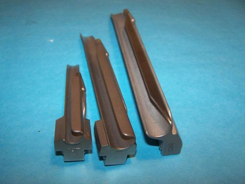 Qty 3 Welch Allyn Sun-MED MIL Miller 1 2 3 Laryngoscope Blades DG*