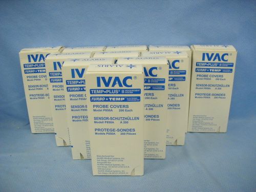 Lot of 11 boxes /200ea alaris ivacthermometer probe covers #p850a for sale