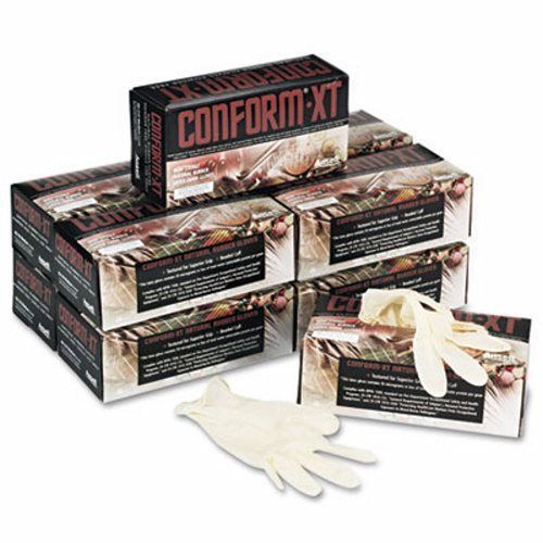Conform XT Premium Latex Disposable Gloves, Powder-Free, Med, 100/BX (ANS69318M)