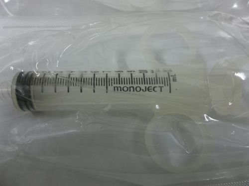 40 TYCO KENDALL MONOJECT CONTROL SYRINGE LUER LOCK 12ML 12CC 8881512977 NEW