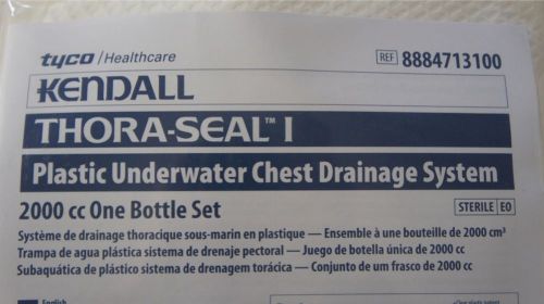 Covidien-Kendall Drainage Unit, Chest,2000cc Plastic Bottle, 6/cs REF#8884713100