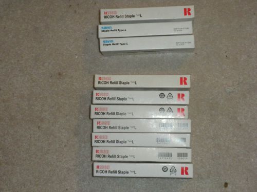 7 RICOH 411241 REFILL STAPLE TYPE L OEM FREE 3 BOXES