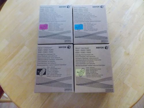 4 each Xerox 108R00836 Blk  108R00835 Yw 108R00834 Cyan 108R00833 Mag OEM