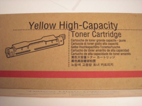 Xerox phaser 6250  yellow high-capacity toner cartridge - new in box for sale