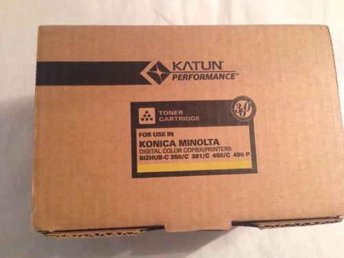 Konica Minolta Bizhub C350 C450 Toner Yellow Katun Performance