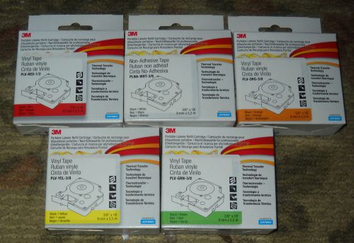 Lot of 5 3M D1 Printer Cartridge Fits 3M &amp; Dymo Printers LabelManager Labelpoint