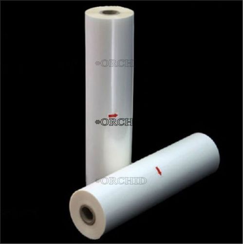 17.3&#034;X 1MIL FILM LAMINATE CORE LAMINATION GLOSSY 656&#039; 1&#034; 2 ROLLS LAMINATING HOT