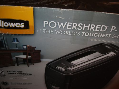 Fellowes powershred P-12c 12 sheet cross cut heavy duty CRC34010