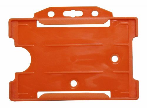 Orange Card / Badge Holder PAC SUPPLIES USA - FREE SHIPPING