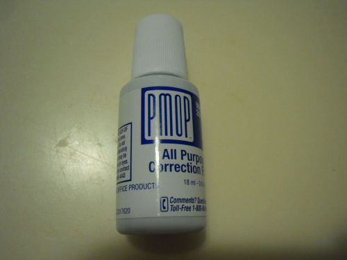 New 12PK PMOP All-Purpose Correction Fluid 18ML 18ML Bottle 0.6FL OZ 2841178