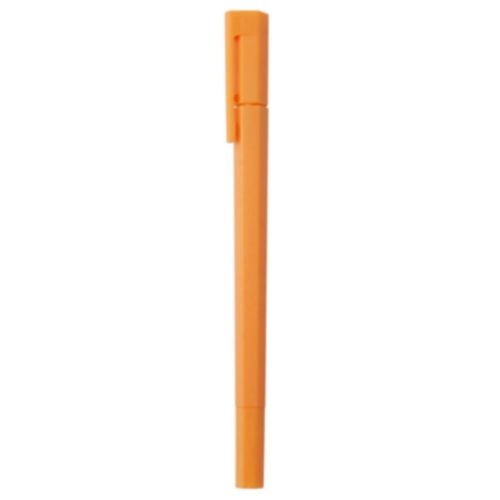 MUJI Moma Aqueous Hexagonal Twin Color Pen with clip (Orange) Japan WoW