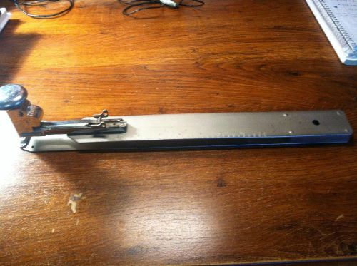 VINTAGE ACE FASTENER PILOT 412 STAPLER LONG-REACH 16.5&#034; LONG, WORKING EUC