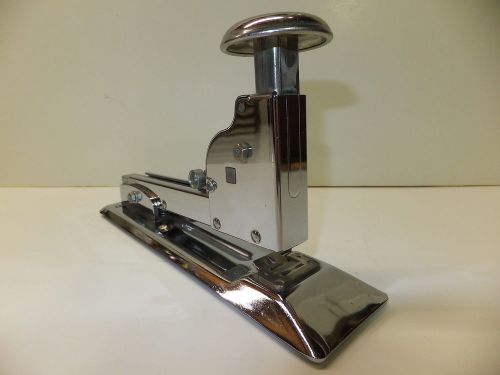 VINTAGE chrome  ACE model no 102 stapler EXCELLENT CONDITION