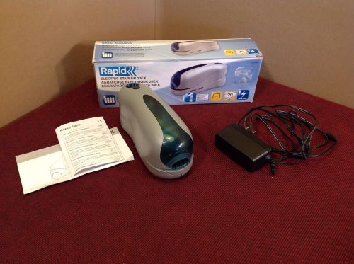 Rapid 20EX Personal Dual Electric Stapler - 20 Sheets- 105 Staples Cap 73126