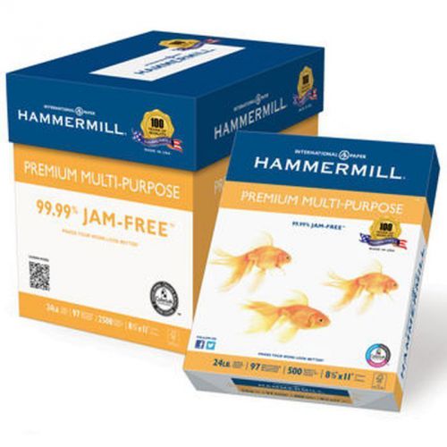 Hammermill 24 lbs white letter sized multipurpose laser printing photocopy paper for sale