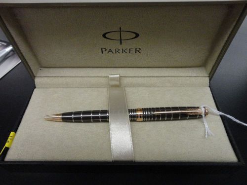 Parker Sonnet Precious Brown Chiseled PGT ball point pen