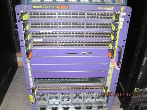 Extreme Networks blackDiamond 8810 loaded