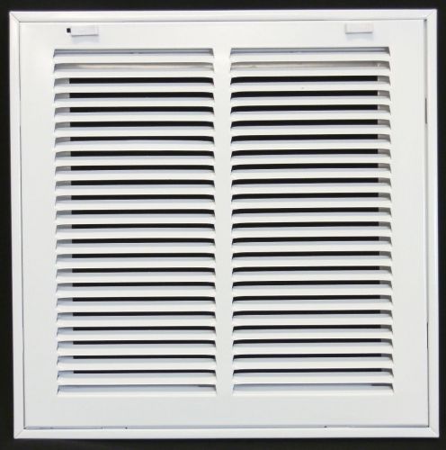 12w&#034; x 12h&#034; RETURN FILTER GRILLE - HVAC vent cover - Flat Stamped Face