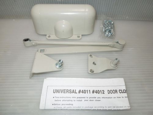 Universal Hardware Light Duty Aluminum Residential Hold-Open Door Closer 4011