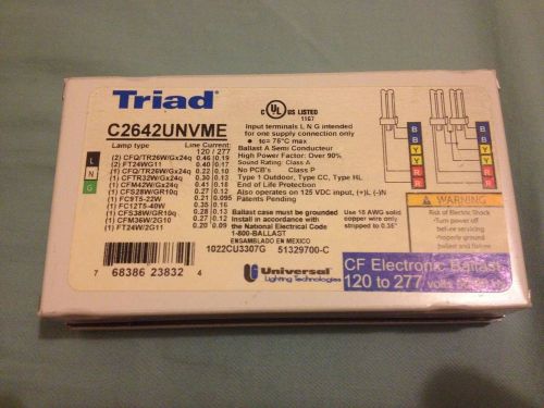 Triad Ballast C2642UNVME Universal Compact Flourescent Ballast Kit FREE SHIPPING