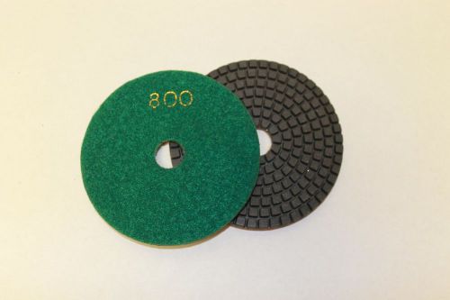 1 piece #800 Diamond Polishing pad 4 inch  3mm wet/dry granite stone concrete