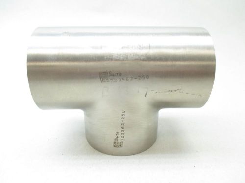 NEW WAUKESHA 723562-250 SANITARY TRI-WELD 316L 2-1/2 IN TEE FITTING D438423