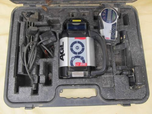 Agatec AGL LT200 Self Leveling Rotary Laser Level with RCR500 &amp; SR200 Kit