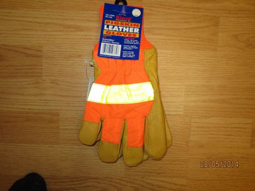 Kinco Scotchlite Reflective Gloves  1938KW.   lot of 6.      XL