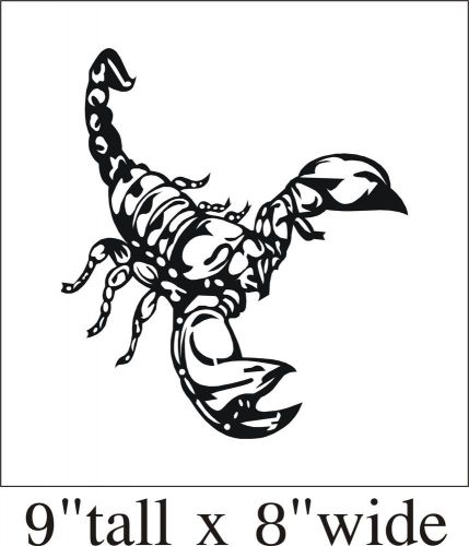 Scorpio Silhouette Funny Car Truck Bumper Vinyl Sticker Decal Art Gift-1568