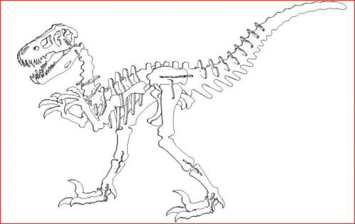 Dinosaur CNC LASER ready dxf clip art (.dxf file)
