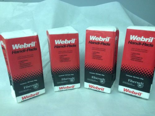 Webril Handi Pads Lot 4 Packs SAVE $$$$ use on all plates fuji kodak 3m