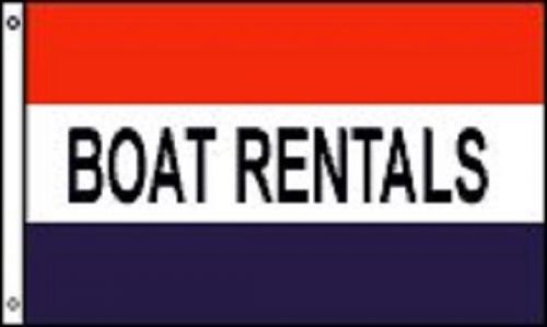 Boat rentals flag advertising banner rental pennant rent marina sign 3x5 outdoor for sale