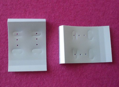 100 WHITE 1.5&#034; x 2&#034;  HANGING EARRING CARDS For EARRING DISPLAYS