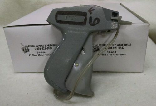Fine tagging gun kit - used gun w/ 10,000 new fasteners, tails, barbs for sale