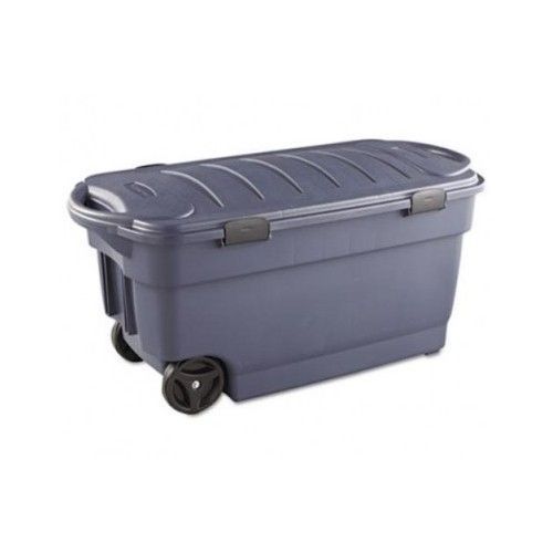 45 gal. wheeled storage box roughneck college dorm  metallic room clothes store for sale