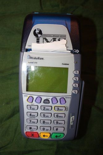 VERIFONE OMNI 3750 CUSTOM CREDIT CARD TERMINAL