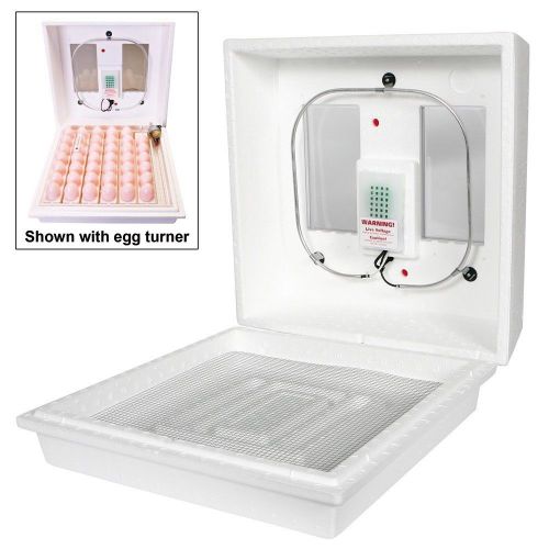 Miller 9200 Styrofoam Egg Incubator 120v and 6300 EGG Turner and Quail Rails