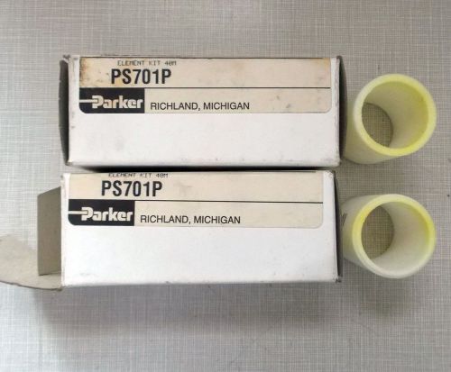 LOT OF 2 PARKER PS701P FILTERS PLASTIC