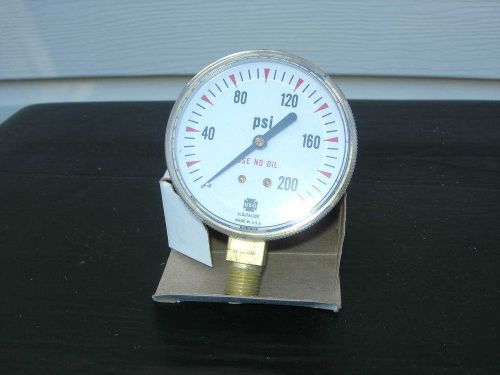 US Gauge 200 psi gauge